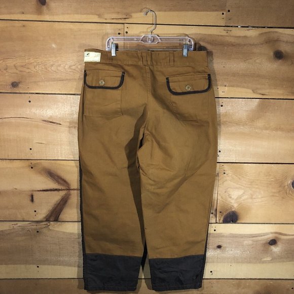 Vintage American Field Canvas Brush Field Hunting Pants Mens Size 40x30 Brown - Picture 6 of 10